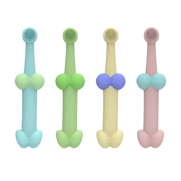 Silicone pet toothbrush