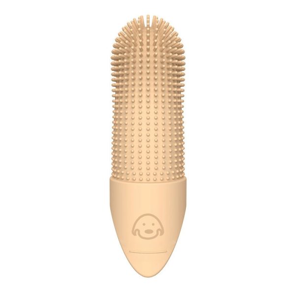 Silicone pet toothbrush