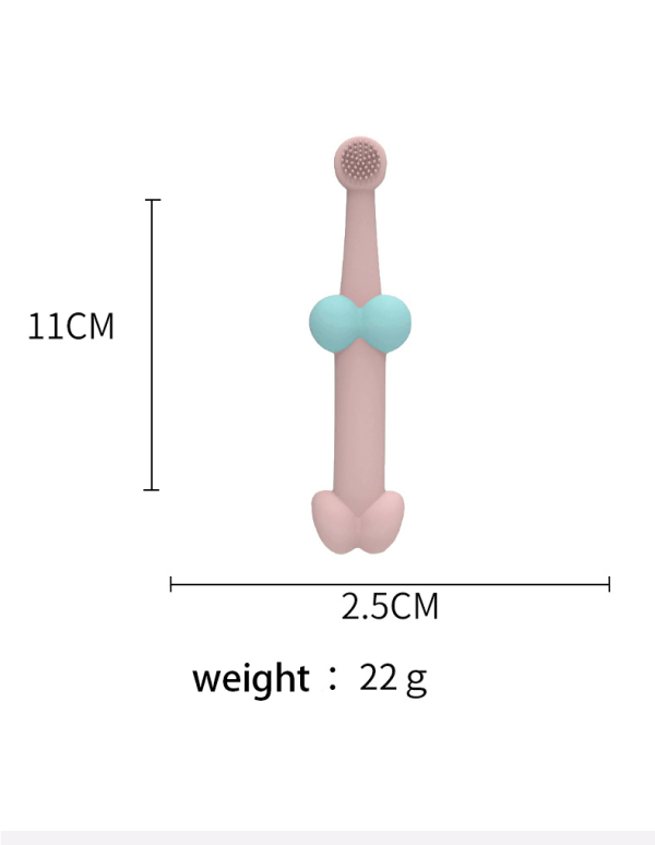 Silicone pet toothbrush