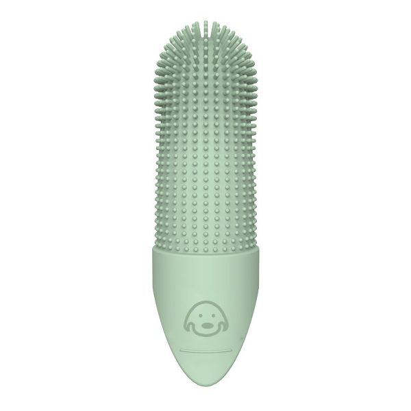 Silicone pet toothbrush