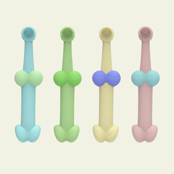 Silicone pet toothbrush