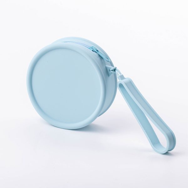 Silicone storage bag for makeup