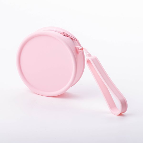 Silicone storage bag for makeup