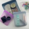 Silicone storage resealable bag