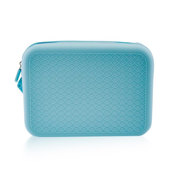 This is an eco-friendly silicone cosmetic bag