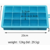 Silicone ice cube tray with 15 compartments - Kitchenware