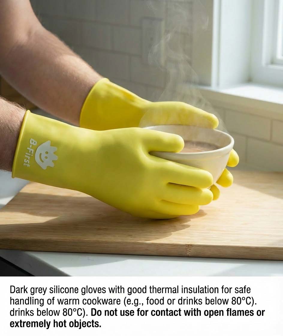 Handling warm cookware