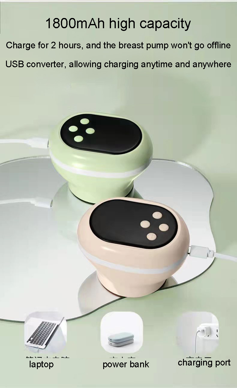 Integrated electric breast pump for comfortable breastfeeding SPA - Portable hands-free milking suction device for mothers