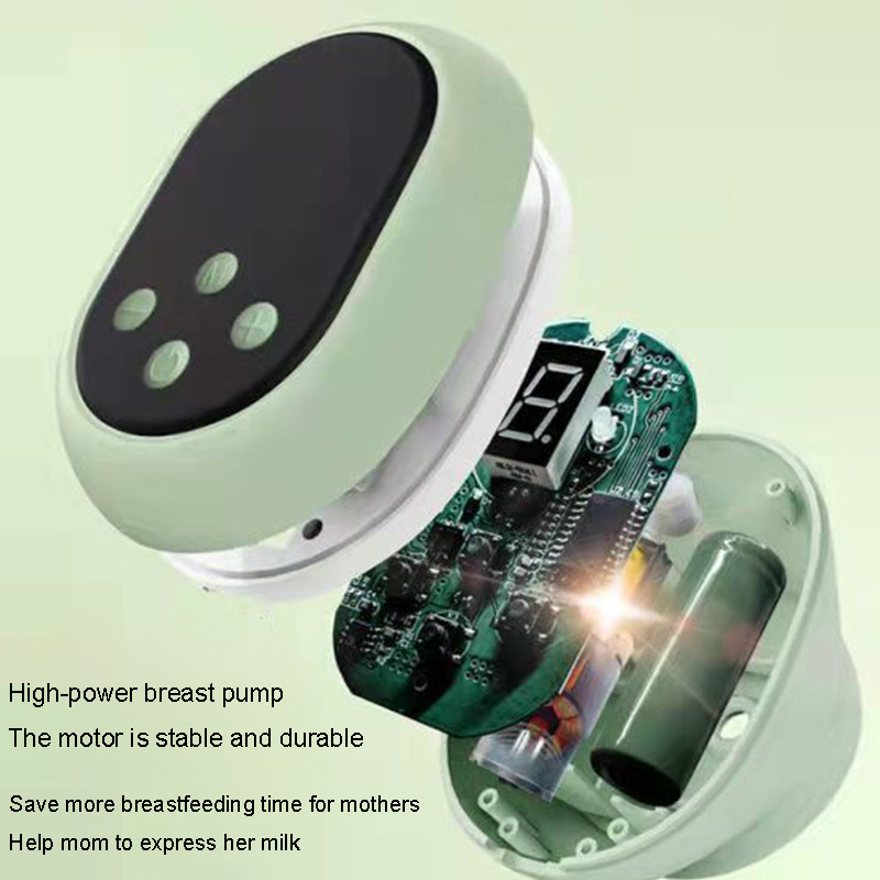 Integrated electric breast pump for comfortable breastfeeding SPA - Portable hands-free milking suction device for mothers