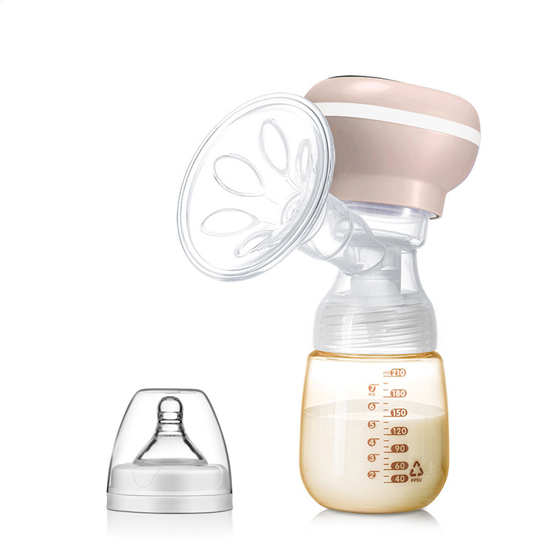 Integrated electric breast pump for comfortable breastfeeding SPA - Portable hands-free milking suction device for mothers