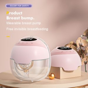electric-breast-pump-Mother-and-baby-products (1) Features of portable electric breast pump - Quiet wearable milk extractor with smart LED display for nursing mothers